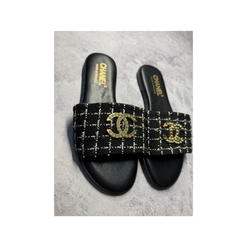 Chanel Cotton Slippers B